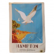 Cotton Tea Towel - Seaside & Seagull Hampton